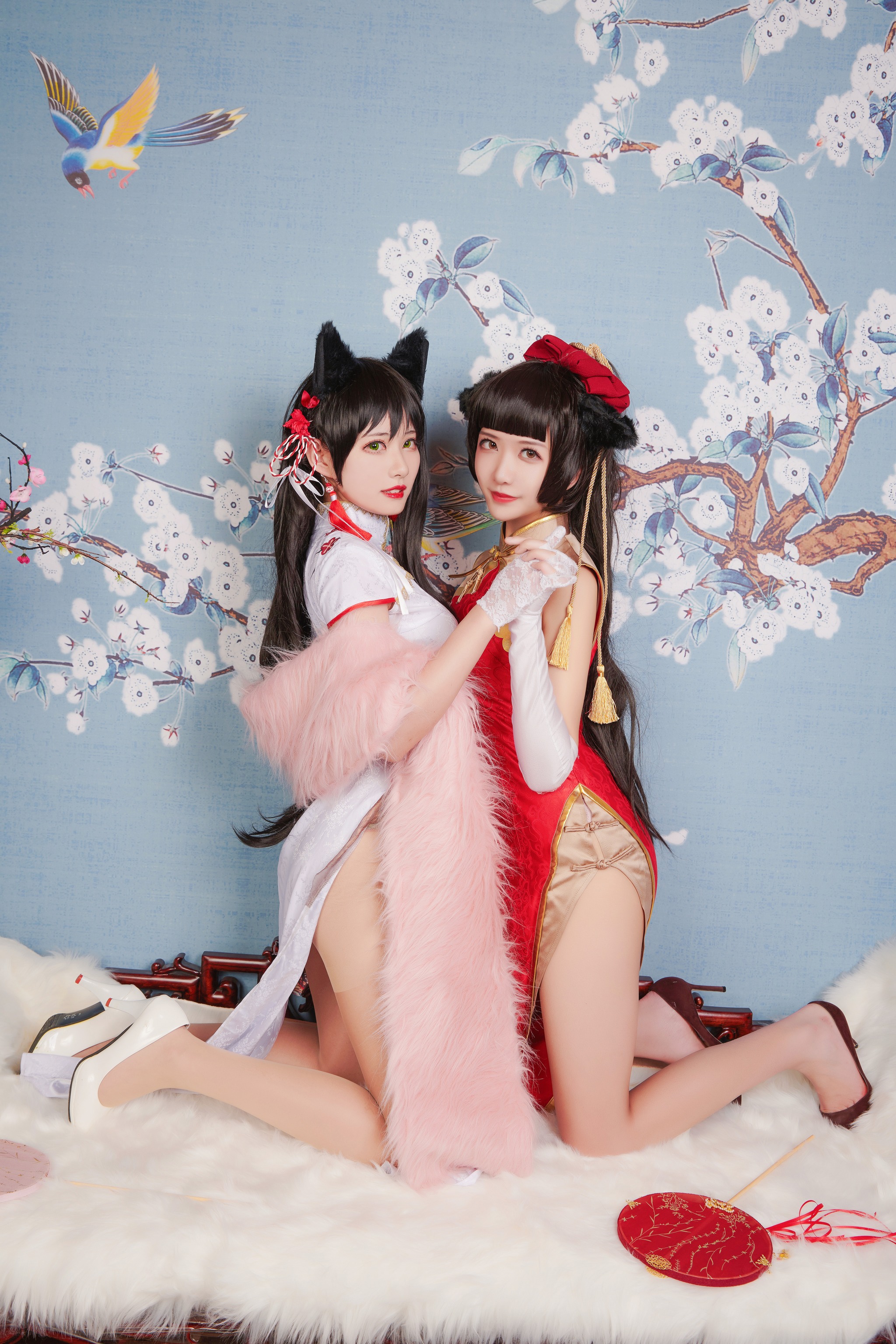 源纱希喵喵喵 - NO.004 Meiyi_烛墨 犬獒旗袍[12P]-XikXak